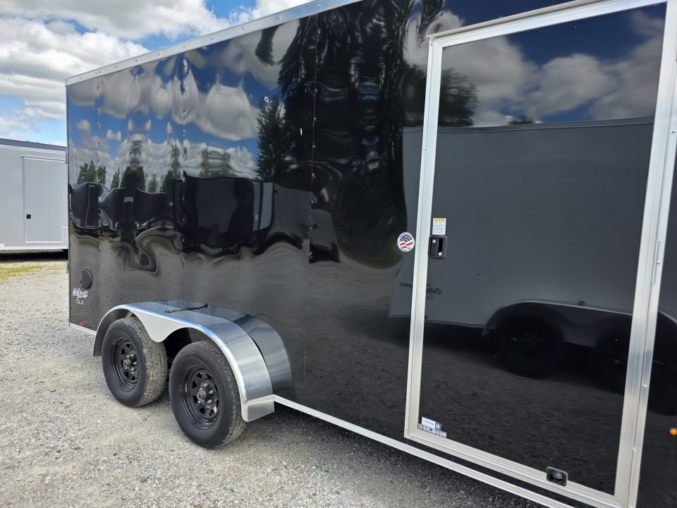 New 2026 Look Trailers 7X16 7' INSIDE RAMP DOOR 80" REAR OPENING 7 X 16 Cargo / Enclosed Trailer