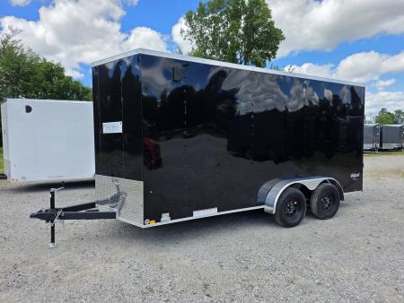 New 2026 Look Trailers 7X16 7' INSIDE RAMP DOOR 80" REAR OPENING 7 X 16 Cargo / Enclosed Trailer
