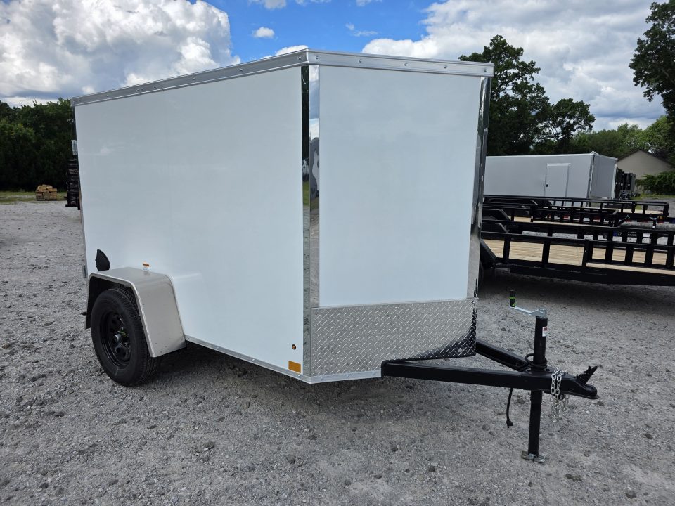 New 2026 Cross Trailers 5X8 screwless CARGO ENCLOSED TRAILER 5 X 8 Cargo / Enclosed Trailer