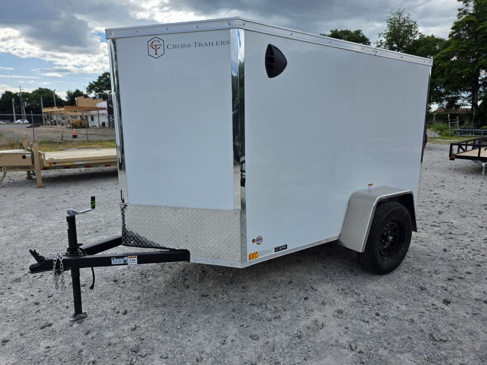 New 2026 Cross Trailers 5X8 screwless CARGO ENCLOSED TRAILER 5 X 8 Cargo / Enclosed Trailer