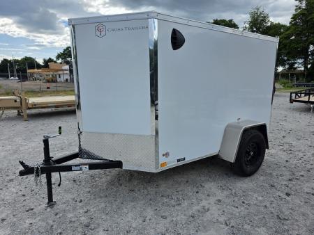 New 2026 Cross Trailers 5X8 screwless CARGO ENCLOSED TRAILER 5 X 8 Cargo / Enclosed Trailer