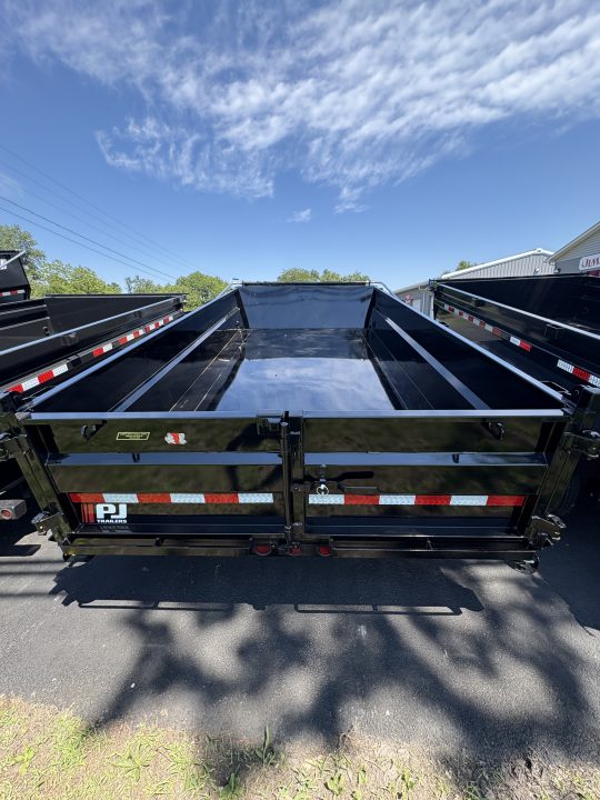 New 2026 PJ Trailers 14'x83" Low Pro Telescopic Dump Trailer