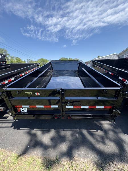 New 2026 PJ Trailers 14'x83" Low Pro Telescopic Dump Trailer