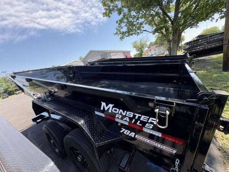 New 2026 PJ Trailers 14'x83" Low Pro Telescopic Dump Trailer