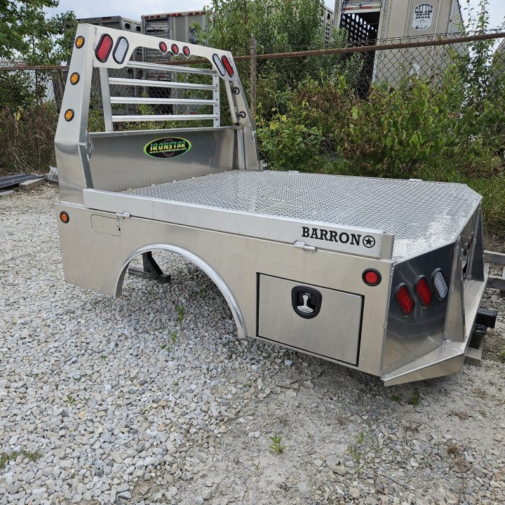 New 2026 Maxwell SMOOTH ALUMINUM BARRON 2 BOX SKIRTED 82"X7' Truck Bed