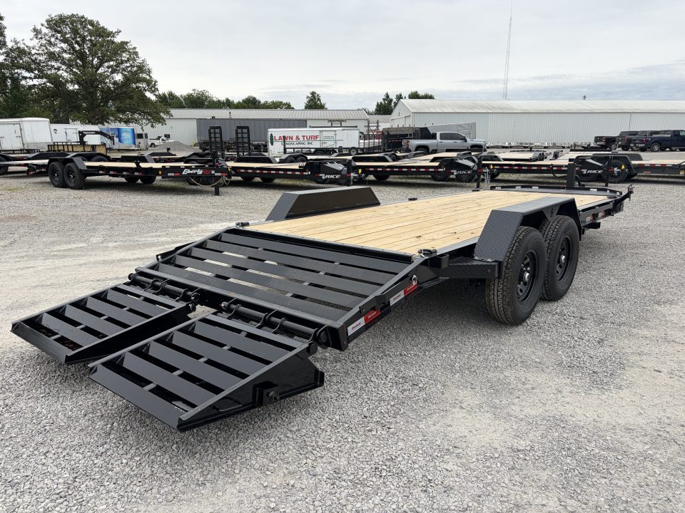 New 2026 Liberty LE14K83X17+3B8BAR (83" x 17' + 3') 15.4K Equipment Trailer w/ Mammoth Ramps