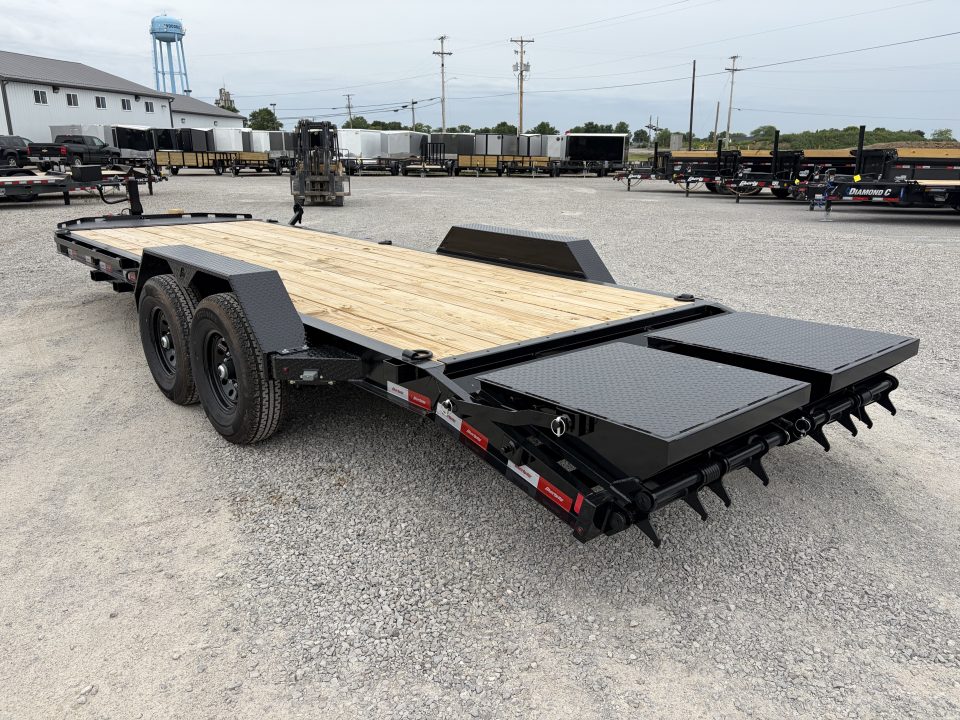 New 2026 Liberty LE14K83X17+3B8BAR (83" x 17' + 3') 15.4K Equipment Trailer w/ Mammoth Ramps