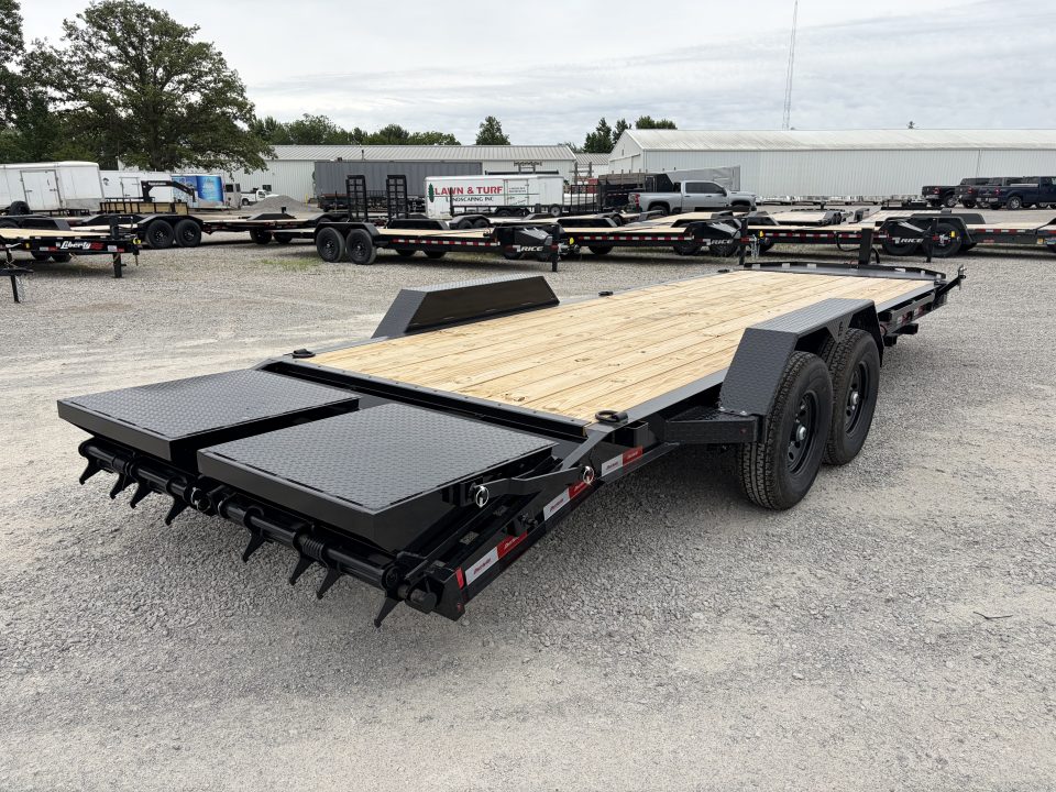 New 2026 Liberty LE14K83X17+3B8BAR (83" x 17' + 3') 15.4K Equipment Trailer w/ Mammoth Ramps