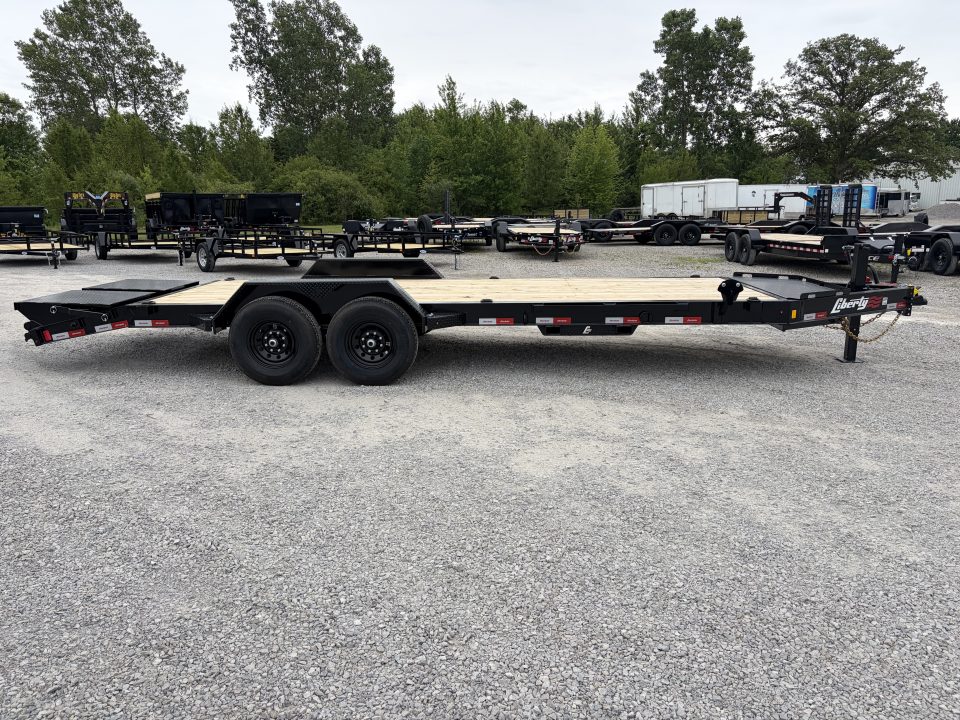 New 2026 Liberty LE14K83X17+3B8BAR (83" x 17' + 3') 15.4K Equipment Trailer w/ Mammoth Ramps