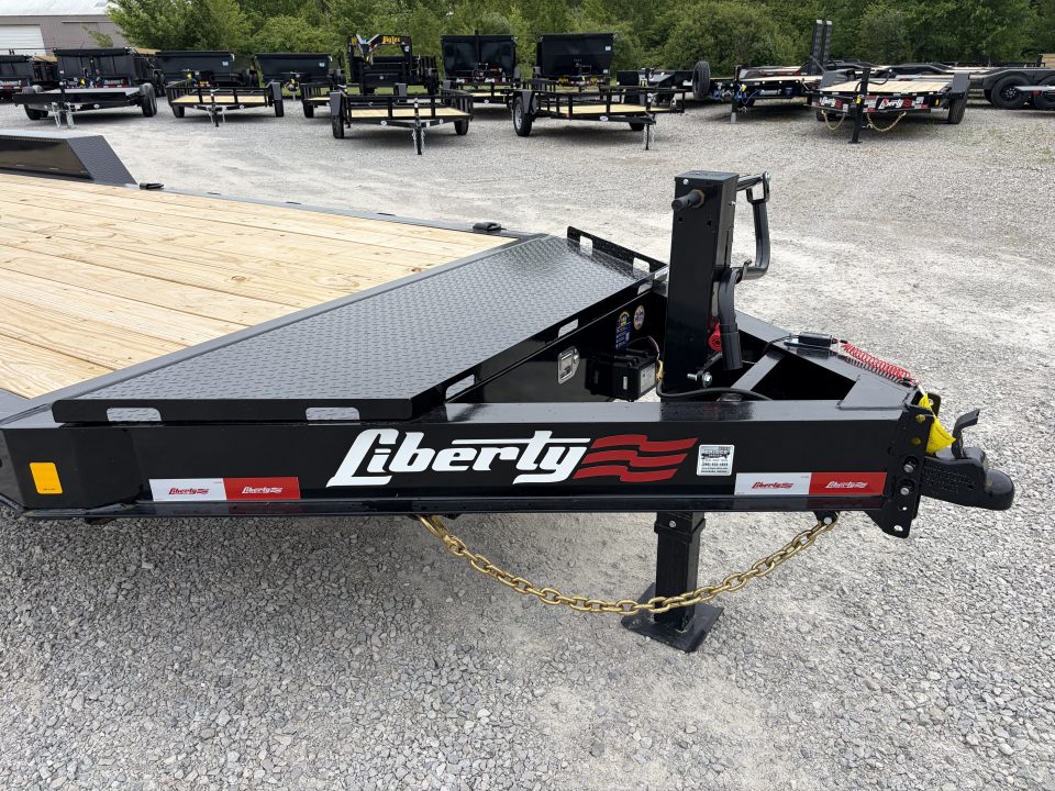 New 2026 Liberty LE14K83X17+3B8BAR (83" x 17' + 3') 15.4K Equipment Trailer w/ Mammoth Ramps