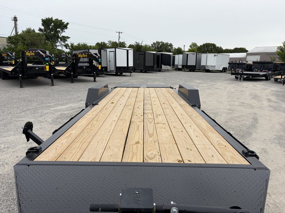New 2026 Liberty LE14K83X17+3B8BAR (83" x 17' + 3') 15.4K Equipment Trailer w/ Mammoth Ramps