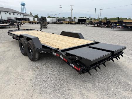 New 2026 Liberty LE14K83X17+3B8BAR (83" x 17' + 3') 15.4K Equipment Trailer w/ Mammoth Ramps