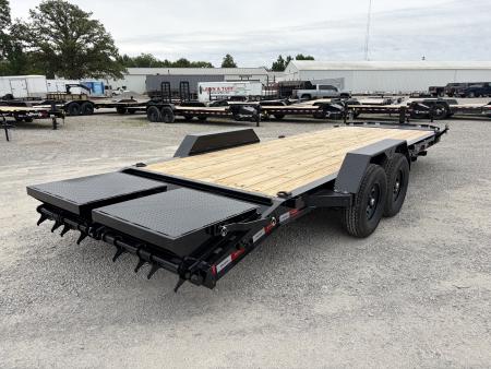 New 2026 Liberty LE14K83X17+3B8BAR (83" x 17' + 3') 15.4K Equipment Trailer w/ Mammoth Ramps