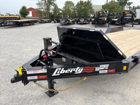 New 2026 Liberty LE14K83X17+3B8BAR (83" x 17' + 3') 15.4K Equipment Trailer w/ Mammoth Ramps
