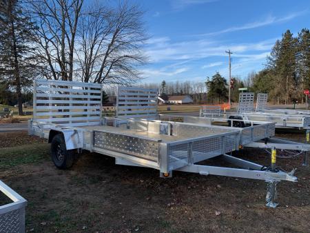New 2027 Quality Aluminum 82  x 14' Simplicity Utility Trailer