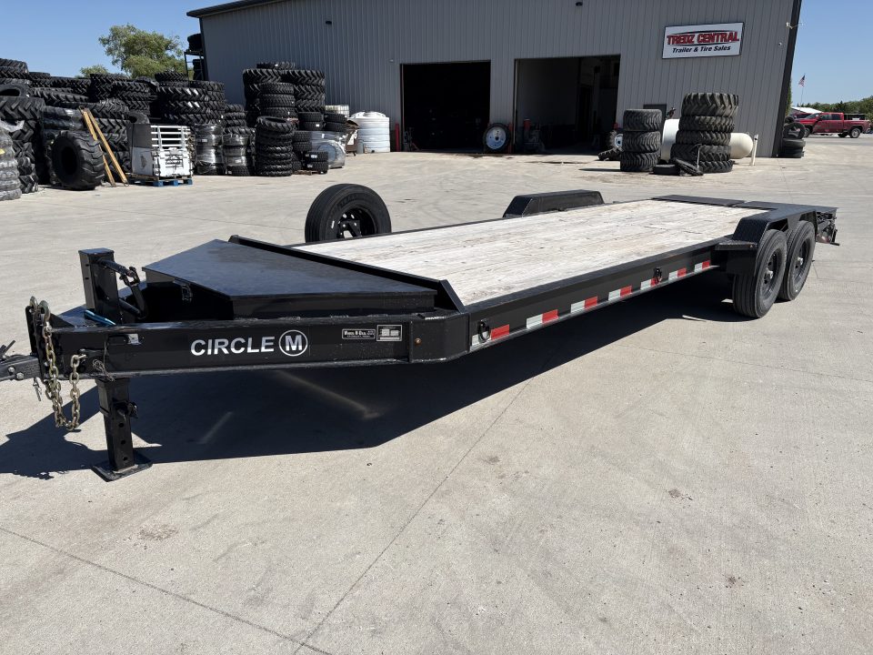 Used 2024 Circle M Supreme Circle M 22' Flatbed Trailer Equipment Trailer