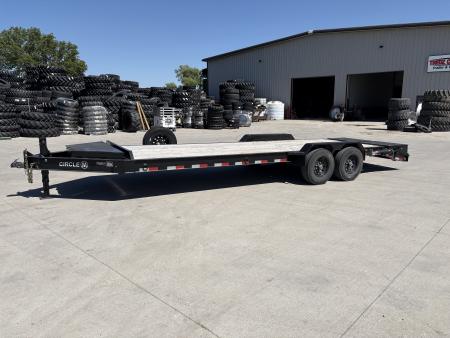 Used 2024 Circle M Supreme Circle M 22' Flatbed Trailer Equipment Trailer