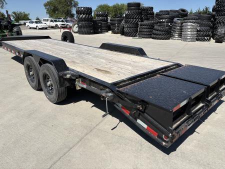 Used 2024 Circle M Supreme Circle M 22' Flatbed Trailer Equipment Trailer
