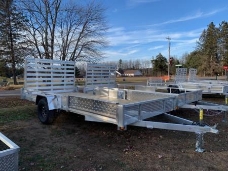 New 2027 Quality Aluminum 82  x 14' Simplicity Utility Trailer