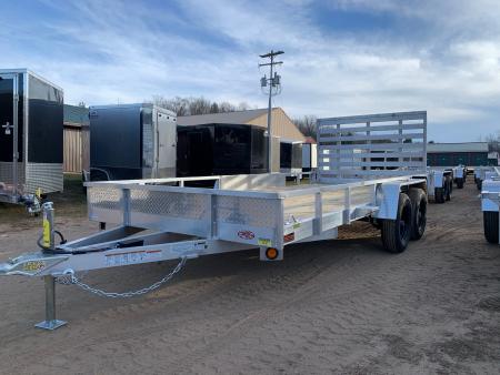 New 2027 Quality Aluminum 82  x 16' TA 7K Utility Trailer