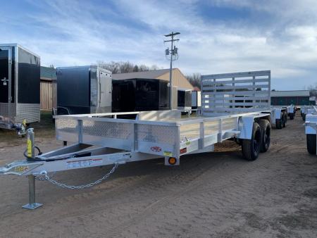 New 2027 Quality Aluminum 82  x 16' TA 7K Utility Trailer