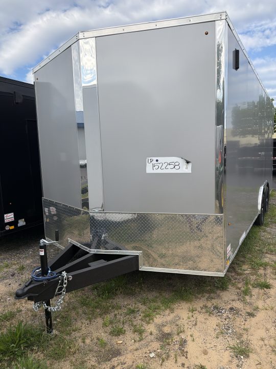 New 2026 Pace American 8.5 X 20 ST DLX Flat Top V-Nose Car Hauler 7K