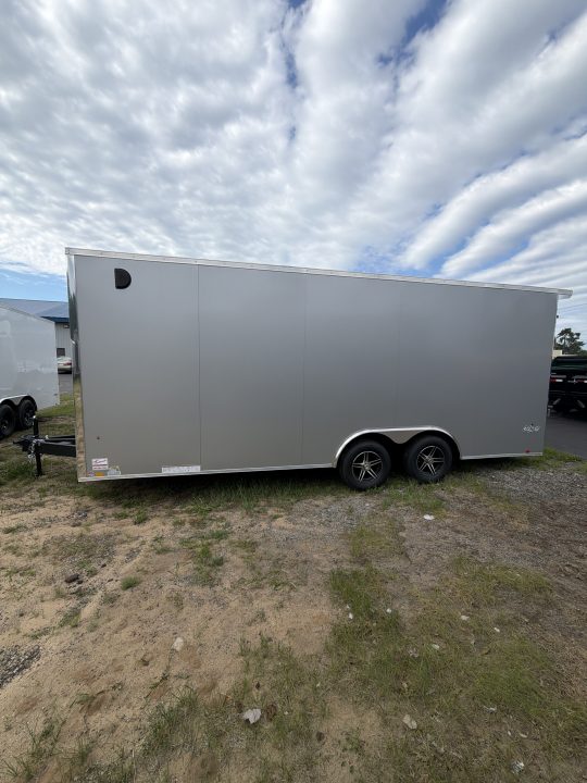 New 2026 Pace American 8.5 X 20 ST DLX Flat Top V-Nose Car Hauler 7K
