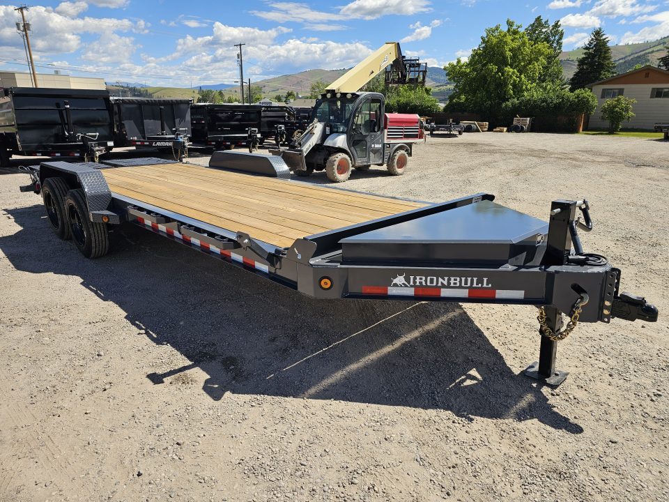 New 2026 Iron Bull 83x22 16k Equipment Trailer