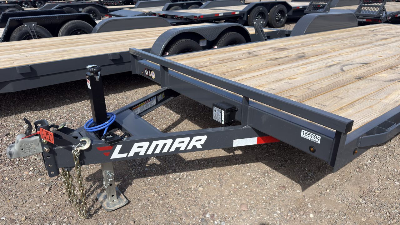 New 2026 Lamar 20' Car Trailer 7K