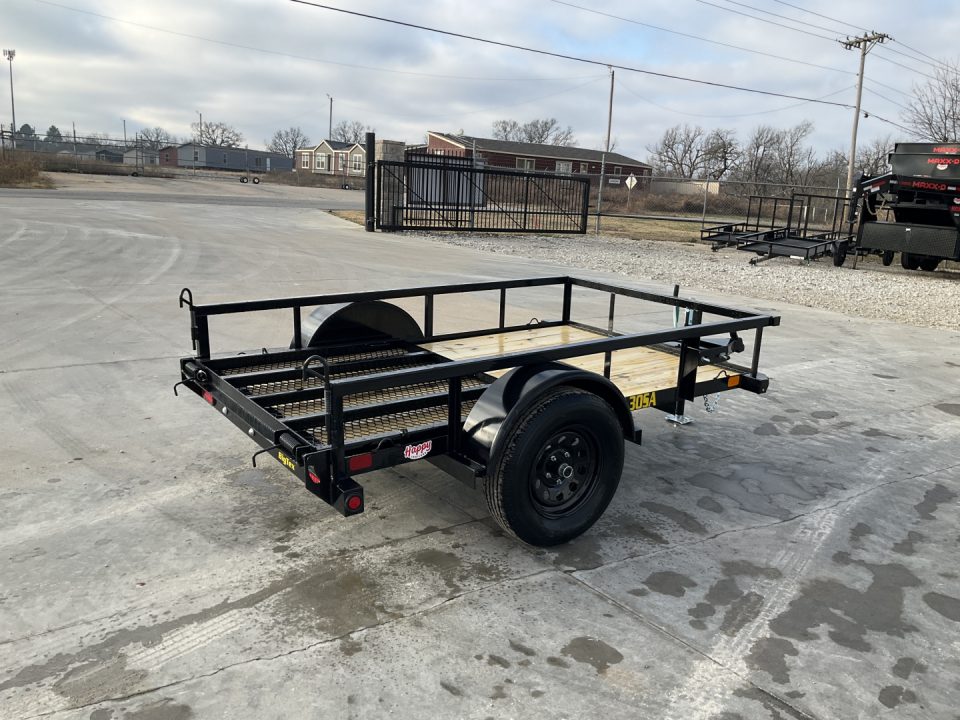 New 2027 Big Tex 60"x8' BP Single Axle Utility Trailer – 30SA