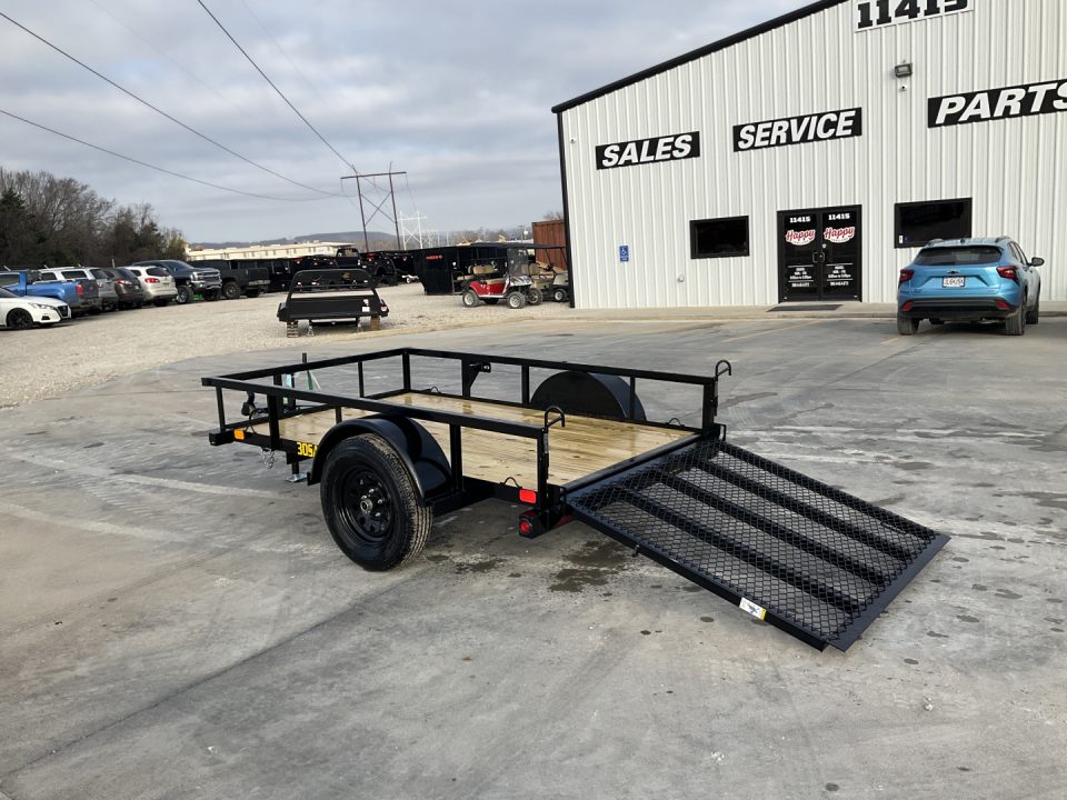 New 2027 Big Tex 60"x8' BP Single Axle Utility Trailer – 30SA