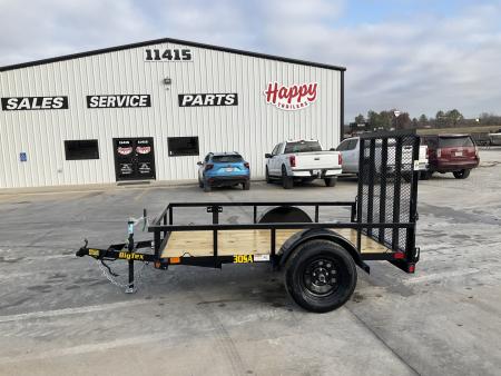 New 2027 Big Tex 60"x8' BP Single Axle Utility Trailer – 30SA