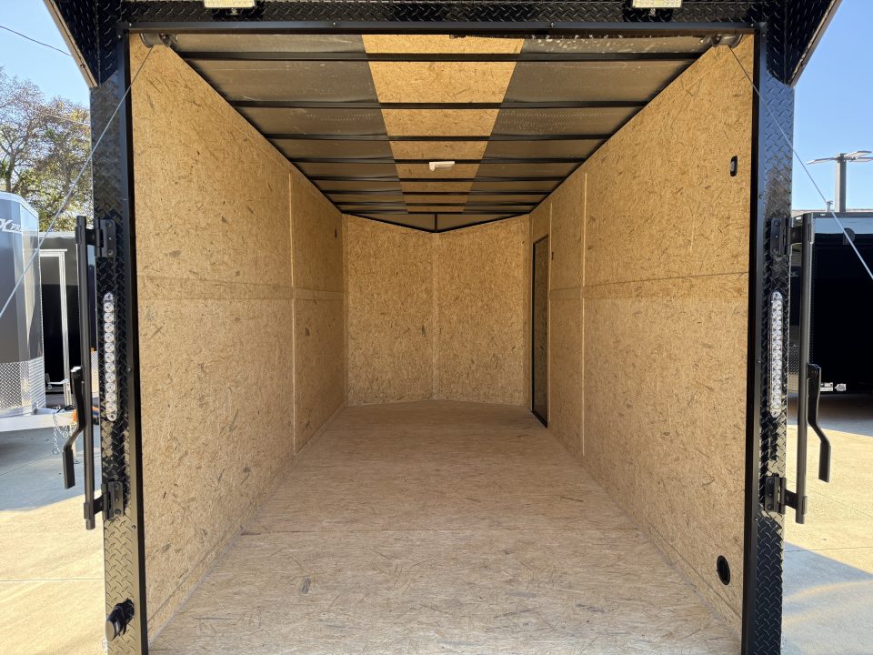 New 2026 New 7x16 TA Screwless Enclosed Trailer | Blackout | Spoiler Package | 7' Interior | .08 Polycor | Dexter Axles | El Paso | 1151