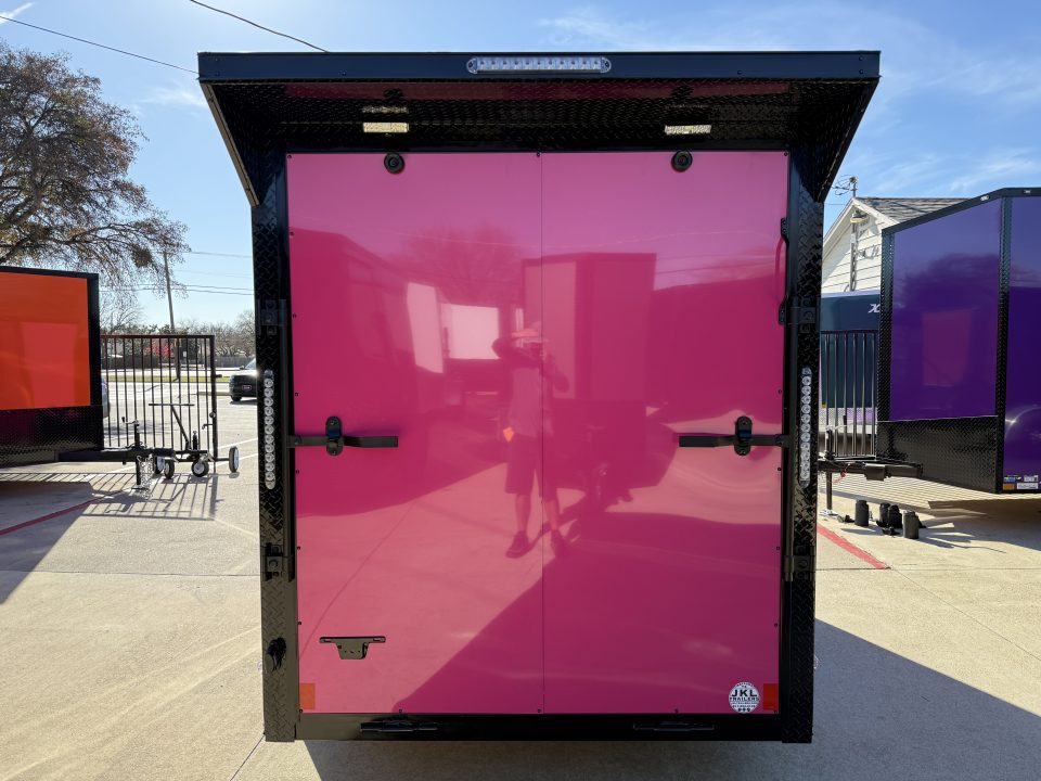 New 2026 New 6x12 SA Screwless Enclosed Vending Trailer | Blackout | Spoiler Package | .08 Polycor | Dexter Axle | El Paso | 1152