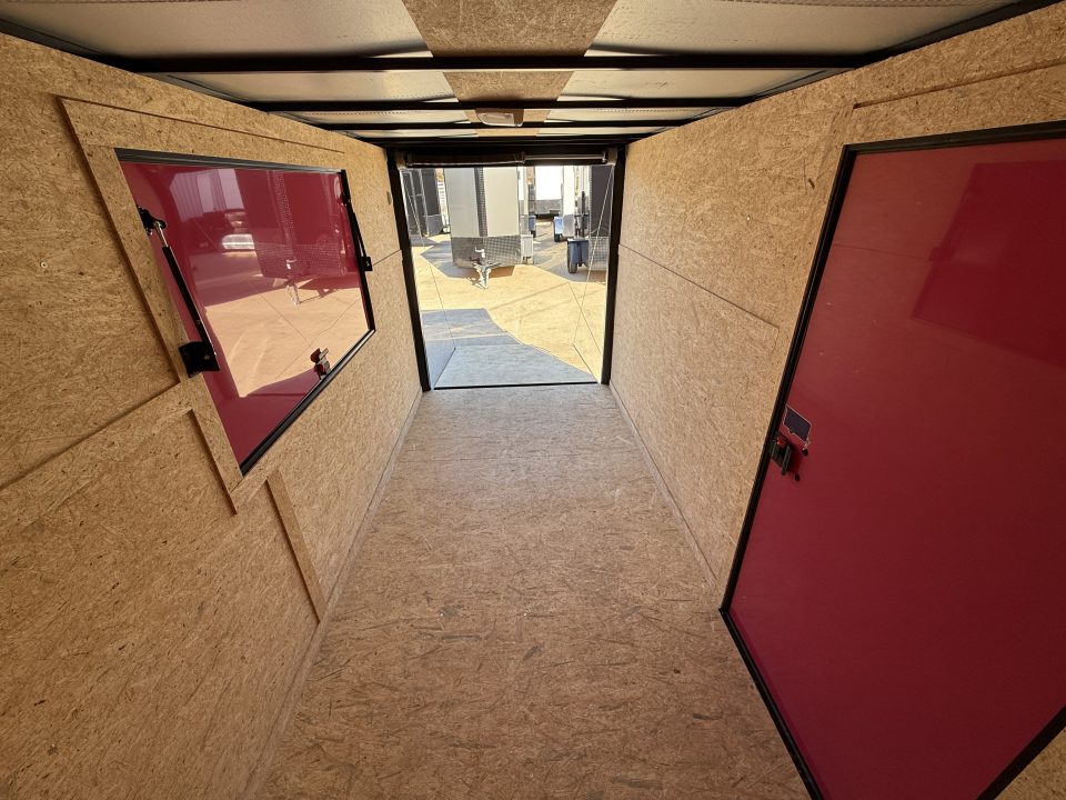 New 2026 New 6x12 SA Screwless Enclosed Vending Trailer | Blackout | Spoiler Package | .08 Polycor | Dexter Axle | El Paso | 1152