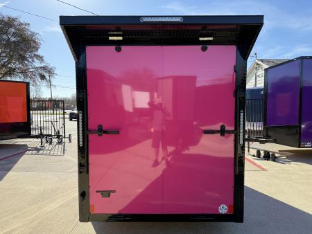 New 2026 New 6x12 SA Screwless Enclosed Vending Trailer | Blackout | Spoiler Package | .08 Polycor | Dexter Axle | El Paso | 1152