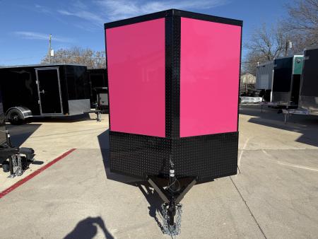 New 2026 New 6x12 SA Screwless Enclosed Vending Trailer | Blackout | Spoiler Package | .08 Polycor | Dexter Axle | El Paso | 1152