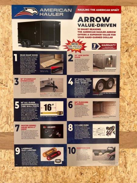 New 2026 American Hauler AR8520T3-D Cargo / Enclosed Trailer