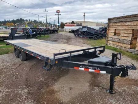 New 2027 Iron Bull 102"x24' 14K Deckover Tilt Trailer