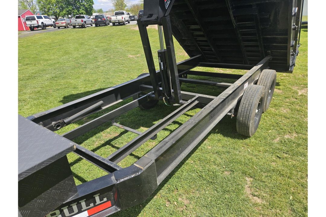 New 2026 Iron Bull Dump Trailers 8x16' Deckover Dump Trailer 14000# GVW DDP9616072