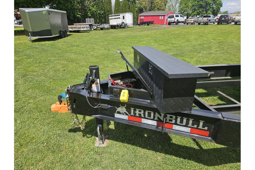 New 2026 Iron Bull Dump Trailers 8x16' Deckover Dump Trailer 14000# GVW DDP9616072