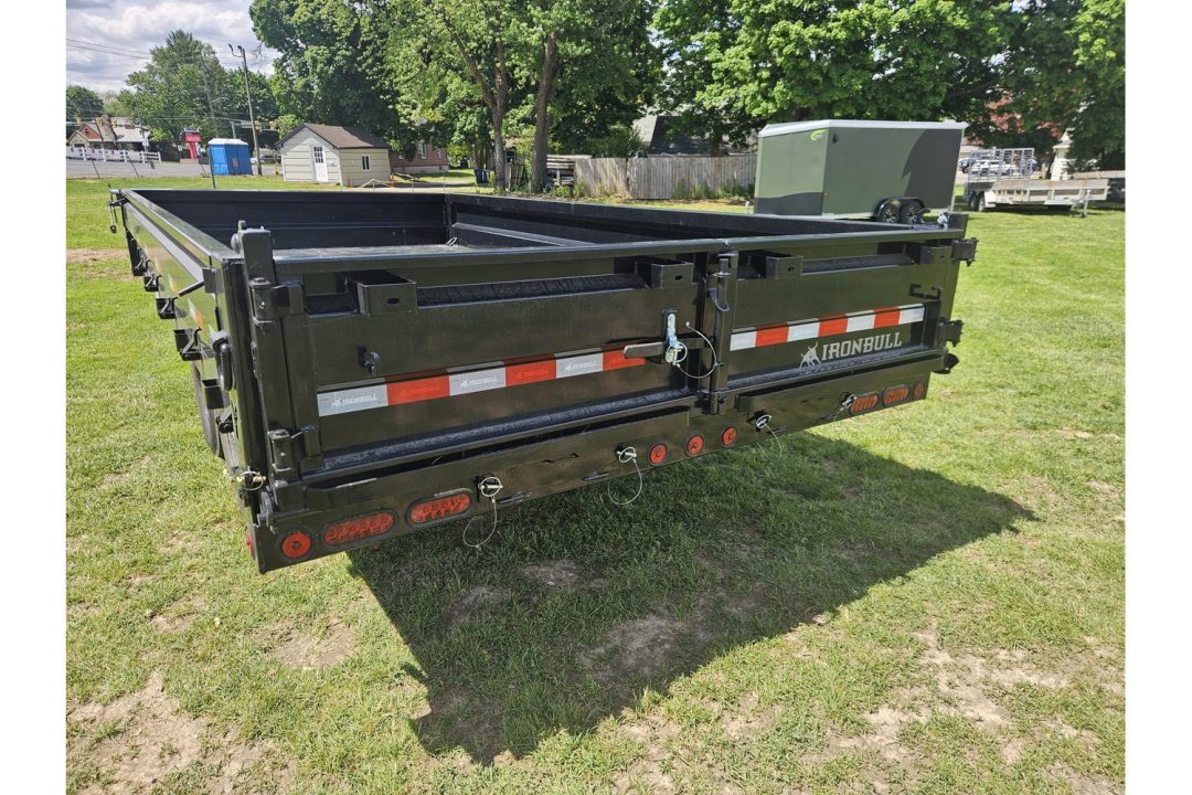 New 2026 Iron Bull Dump Trailers 8x16' Deckover Dump Trailer 14000# GVW DDP9616072