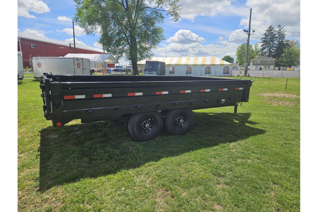 New 2026 Iron Bull Dump Trailers 8x16' Deckover Dump Trailer 14000# GVW DDP9616072