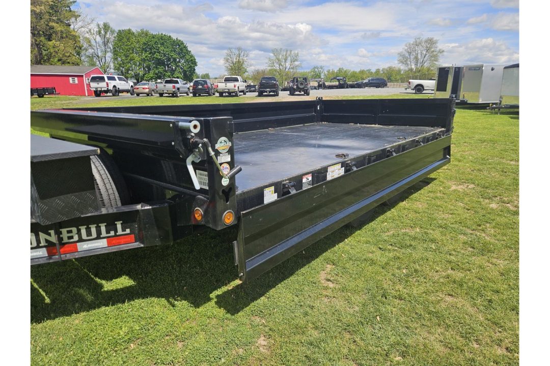 New 2026 Iron Bull Dump Trailers 8x16' Deckover Dump Trailer 14000# GVW DDP9616072