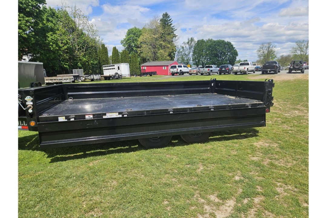 New 2026 Iron Bull Dump Trailers 8x16' Deckover Dump Trailer 14000# GVW DDP9616072