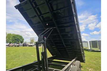 New 2026 Iron Bull Dump Trailers 8x16' Deckover Dump Trailer 14000# GVW DDP9616072