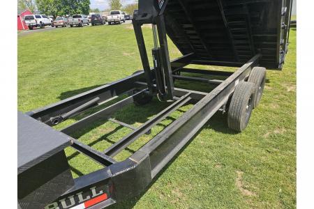 New 2026 Iron Bull Dump Trailers 8x16' Deckover Dump Trailer 14000# GVW DDP9616072