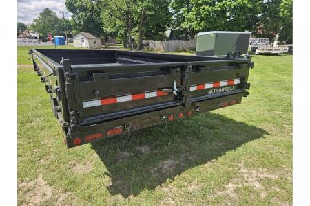 New 2026 Iron Bull Dump Trailers 8x16' Deckover Dump Trailer 14000# GVW DDP9616072