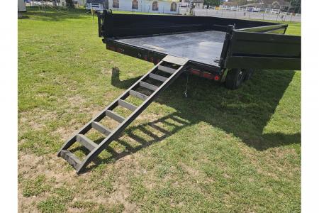 New 2026 Iron Bull Dump Trailers 8x16' Deckover Dump Trailer 14000# GVW DDP9616072