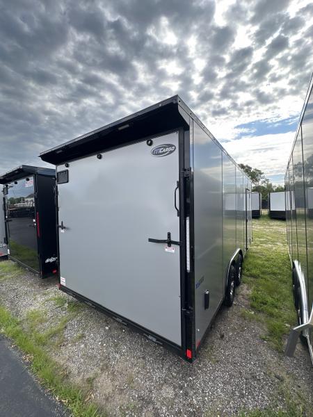 New 2026 ITI Cargo 8.5 X 20 XE Flat Top V-Nose Car Hauler 10K ( Composite Silver/ Black Trim )